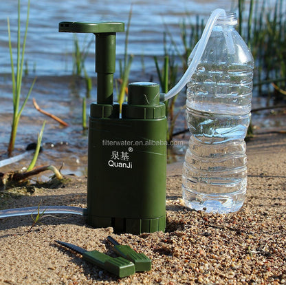 Outdoor Water Filter Straw,camping Fishing Hiking Trekking Water Filter Purifier