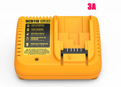 DCB118 Battery Charger for Dewalt Battery 10.8V 12V 14.4V 18V 20V