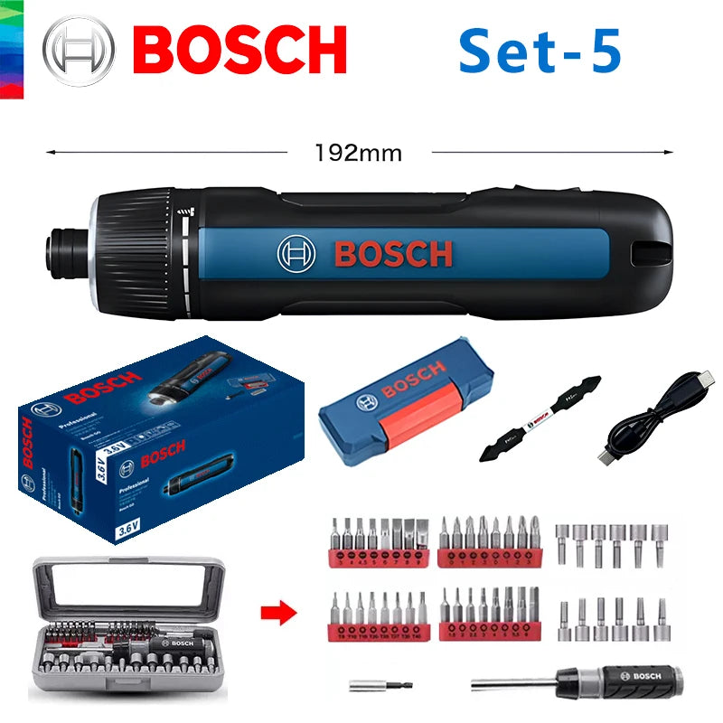 BOSCH Cordless Screwdriver 3.6V Lithium-Ion Battery Rechargeable Cordless Drill